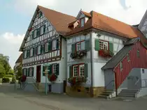 S�ssen, Amtshaus am Marktplatz, Kreis G�ppingen (10.08.2012)