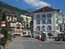 Weggis, Hotel du Lac, Klassizistischer Bau von 1838 (11.08.2012)