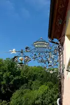 St�hlingen, sch�nes Wirtshausschild am Landgasthof Rebstock, Aug.2012