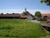 Egling an der Paar mit St. Vitus Kirche, Kreis Landsberg (12.08.2012)