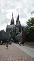 Blick auf den Klner Dom am 3.8.2012.