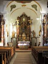 Mdingen, Hochaltar der St. Otmar Kirche (21.02.2012)