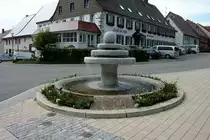 F�rstenberg, neugestalteter Brunnen, Juli 2012