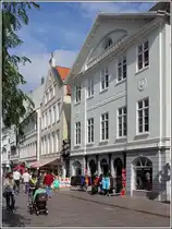 Flensburg. H�userzeile in der Gro�en Stra�e. 04.09.2012