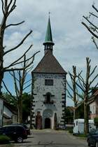 Breisach, der Radbrunnenturm, April 2012