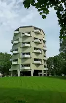 Lahr, modernes Wohnhochhaus, Juni 2012