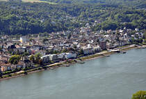 Remagen mit Rheinufer und Uferpromenade - 15.08.2012