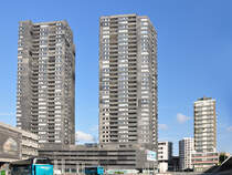 Wohntrme bei der Erasmusbrcke in Rotterdam - 15.09.2012