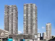 Wohnt�rme bei der Erasmusbr�cke in Rotterdam - 15.09.2012