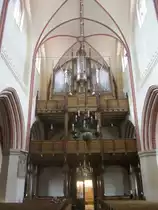 Waren/M�ritz, Orgelempore der St. Georgen Kirche (17.09.2012)