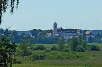 Bad Buchau, Blick auf den Ort, Aug.2012