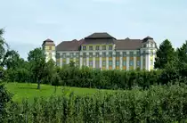 Tettnang, das Neue Schlo�, die S�dfassade, erbaut 1712-20, Aug.2012