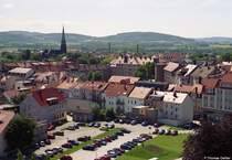 Blick vom Reichenturm in s�d�stliche Richtung zur Maria-und-Martha-Kirche; Mai 2005.
