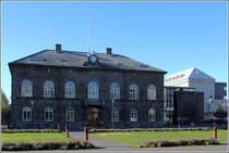Das Parlament von Island hat in diesem Gebude seinen Sitz. 18.09.2012