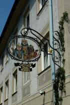 Immenstadt, Gasthof  Drei Knig  seit 1805, Aug.2011