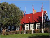 Reykjavik, Restaurant Laekjarbrekka in der Laekjargata. 18.09.2012