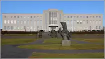 Dieses Geb�ude der 1911 gegr�ndeten Universit�t Island wurde 1940 in Reykjavik in Betrieb genommen. 19.09.2012