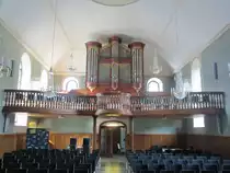 Huttwil, Orgelempore der Ref. Kirche (09.10.2012)