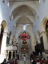 Trogir, Langschiff der St. Laurentius Kathedrale (04.05.2012)