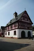 Gro�-Gerau, Historisches Rathaus, erbaut 1579 (10.04.2009)