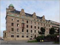 Bergen. Das Havnekontoret - direkt neben Bryggen gelegen - beherbergt heute ein Hotel. 26.09.2012