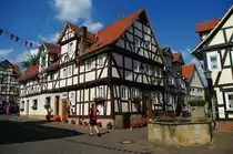 Rotenburg a. d. Fulda, Fachwerkh�user an der Altstadtstr., Kreis Hersfeld  (05.07.2009)