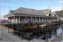 Bergen. Schuppen beim Zollhaus direkt am Hafen. 26.09.2012