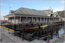 Bergen. Schuppen beim Zollhaus direkt am Hafen. 26.09.2012