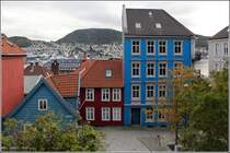 Bergen. Die Hgelkuppe auf der Halbinsel Nordnes ist ein beliebtes und ruhiges Wohnquartier - zum Teil mit schner Aussicht. 26.09.2012