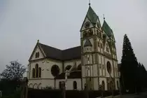 H�nfeld, St. Bonifatius Klosterkirche, erbaut von 1896 bis 1900 (01.05.2009)