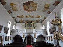 Pfarrkirche zu unserer lieben Frau von Drmitz, erbaut ab 1400, gotische Kunstwerke 
von Veit Sto und Tilman Riemenschneider, Kreis Forchheim (18.02.2012)