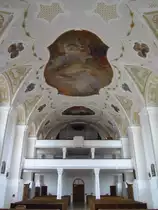 Grafing b. M�nchen, barocke St. Aegidius Kirche von 1692, Kreis Ebersberg (06.04.2012) 