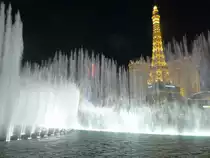 Bellagio Wasserspiele bei Nacht in Las Vegas am 24.09.2012