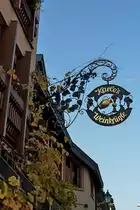 Ihringen am Kaiserstuhl, Gasthaus  Karle's Weinkr�gle , Okt.2012