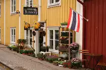 Ein liebevoll gestaltetes Blumengesch�ft in Gr�nna. 20.08.2008