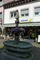 Elzach, Brunnen an der Hauptstra�e, Juli 2012