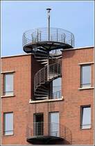 Himmelsleiter?. Gesehen am 10.10.2005 in der Speicherstadt.