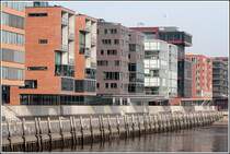 Moderne Geb�ude in der Hafencity. Aufnahmedatum: 10.10.2005