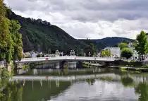 Fu�g�ngerbr�cke �ber die Lahn in Bad Ems - 27.08.2012