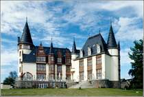 Im Schloss Klink ist heute ein Hotel untergebracht. Scan eines Dias vom September 1998.