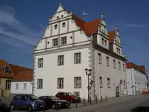 Niemegk, Rathaus von 1570, Sp�trenaissance (16.03.2012)