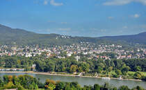 Bad Honnef (NRW), aufgenommen vom Rolandsbogen (Rheinland-Pfalz) - 17.09.2012