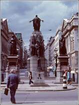 Waterloo Place im Jahr 1977. Scan vom Dia.