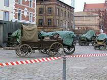 Das ist auch der Hfen mit Fl�chtlingswagen die auch zum Film geh�rten