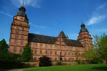 Aschaffenburg, Schloss Johannisburg, erbaut von 1605 bis 1614, bis 1803 Residenz der
Mainzer Kurf�rsten (26.04.2009)