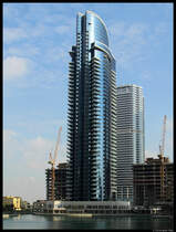 Wohnhochhaus im Stadtteil Marina in Dubai. (08.12.2012)