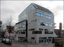 . Eigenwillig - Bankgebude in Bblingen. Architekten: Kauffmann Theilig und Partner, Fertigstellung: 2007. 26.12.2012 (Matthias)