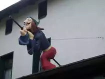 Holzhexe auf dem Hexentanzplatz Thale am 29.10.2011

