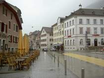 Marktplatz von St. Imier im Berner Jura (08.10.2012)