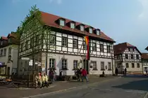 Rathaus am Marktplatz von Gersfeld / Rh�n (01.05.2009)